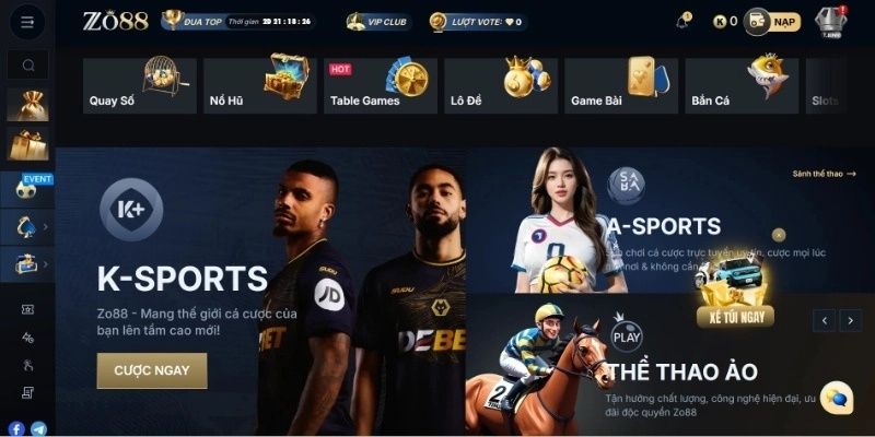 Tham gia cá độ thể thao với hàng loạt ưu đãi tại nhà cái